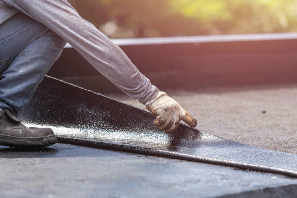 Professional Basement Waterproofing technician working in Shipshewana, IN